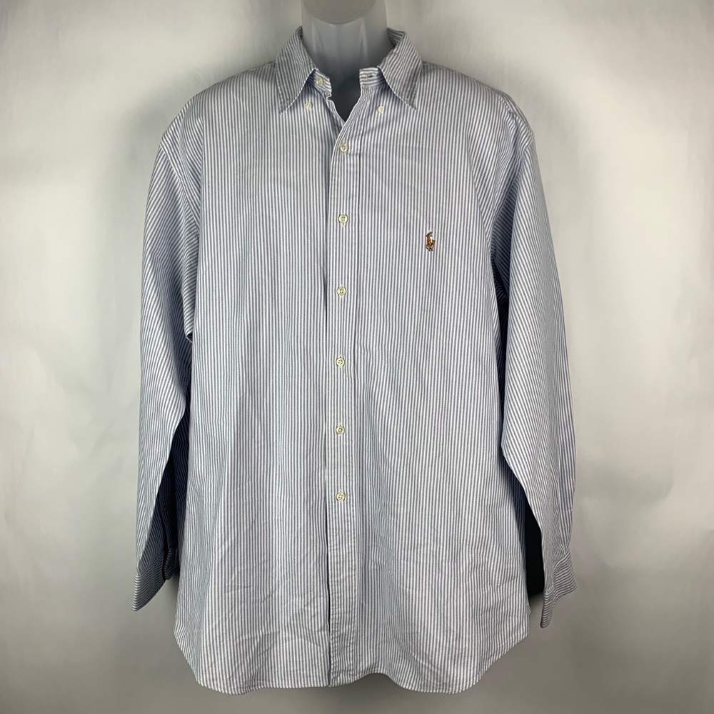 Polo Ralph Lauren Mens 17.5 size White Shirt